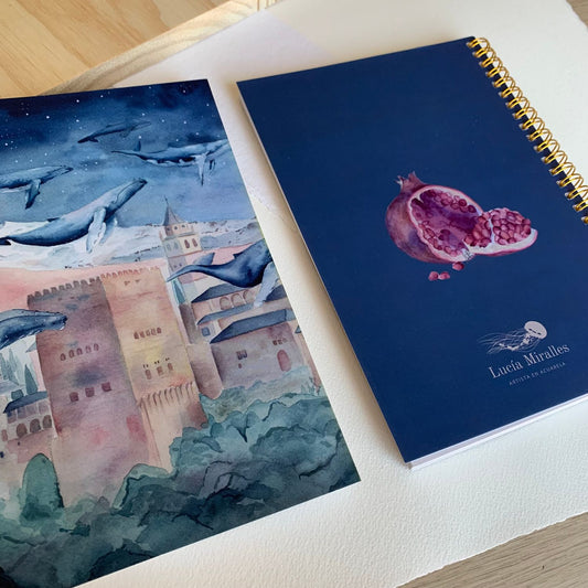 Cuaderno Ballenas en la Alhambra