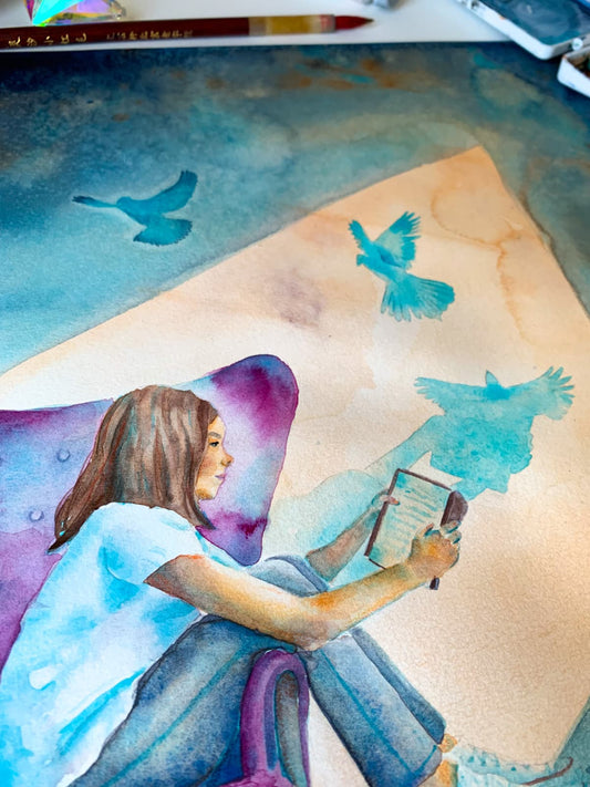Original "Leer para volar"