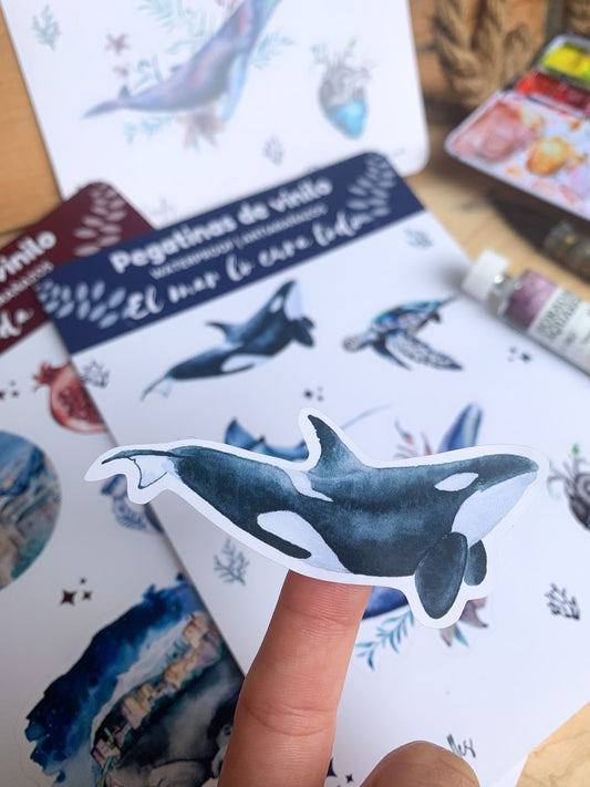 Set pegatinas marinas