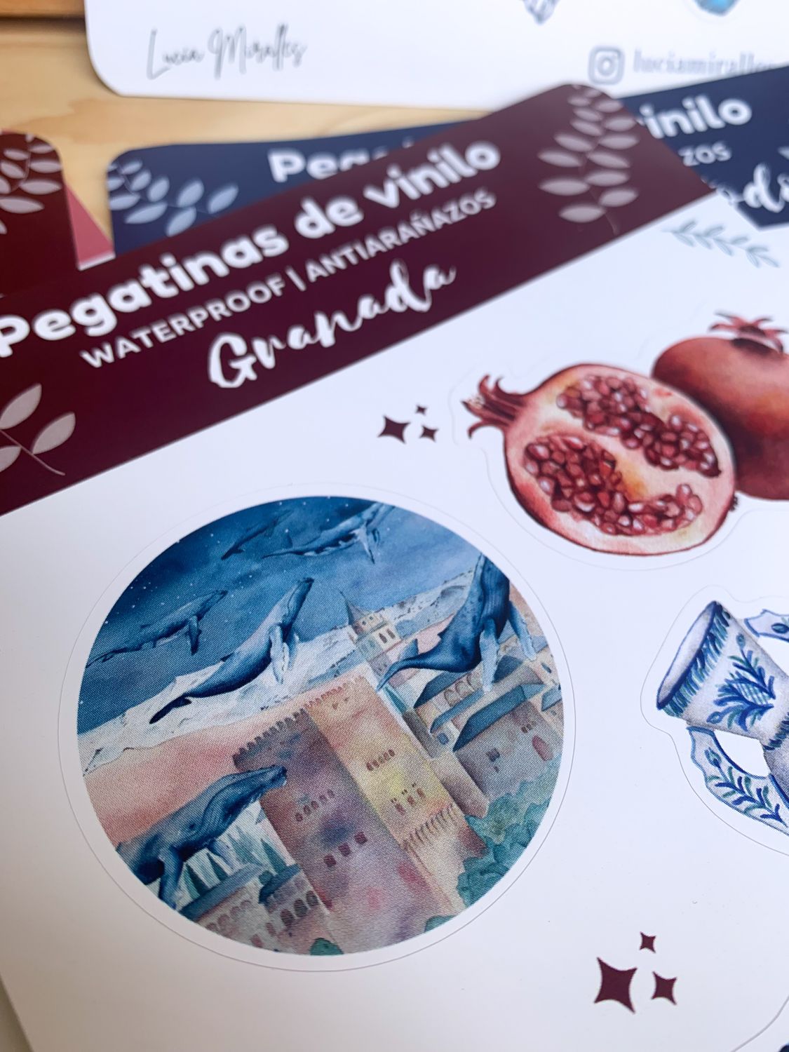 Set pegatinas Granada