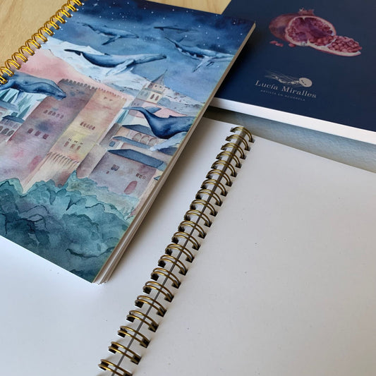 Cuaderno Ballenas en la Alhambra