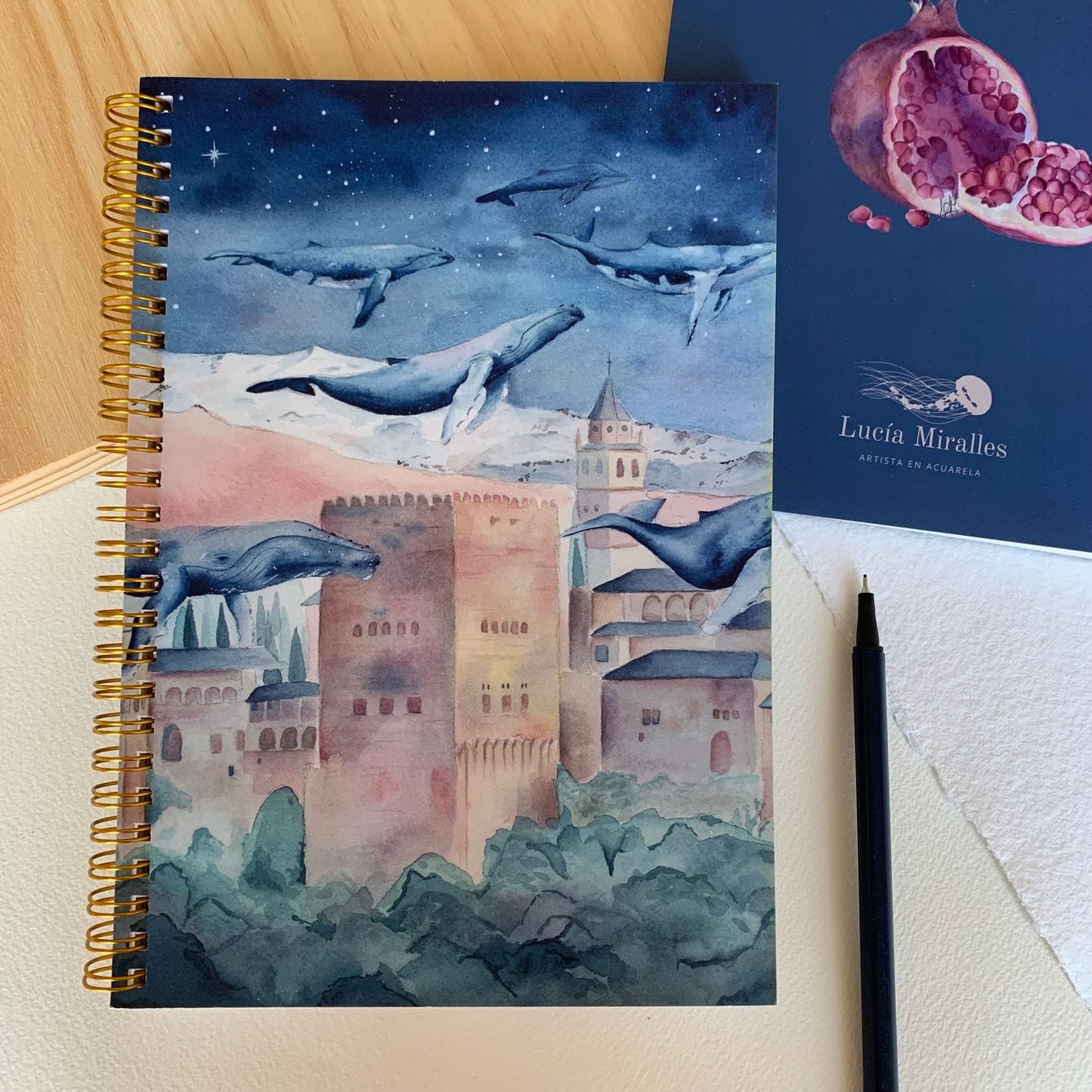 Cuaderno Ballenas en la Alhambra