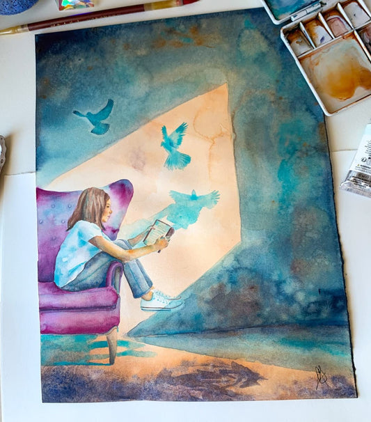 Original "Leer para volar"